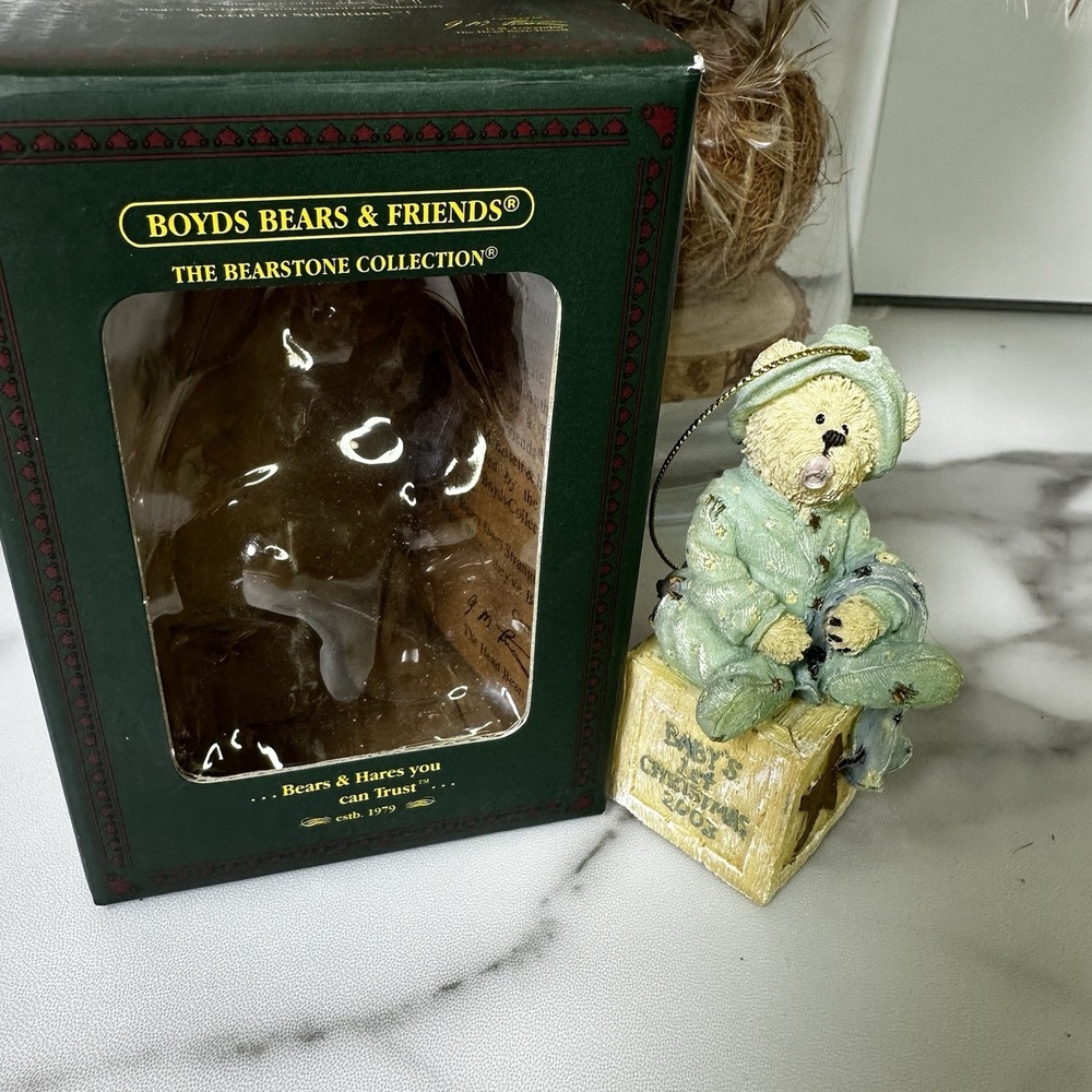 VTG Boyds Resin Ornaments Retired Collection #257017 BINKIE 1st Ed NIB 3.25"